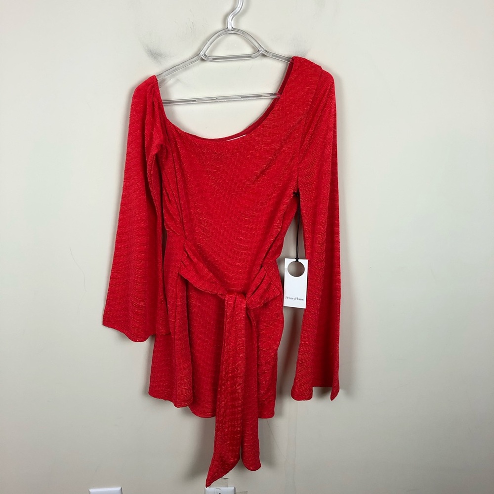 Privacy Please X Revolve Chloe Flared Sleeve Dress - image 4